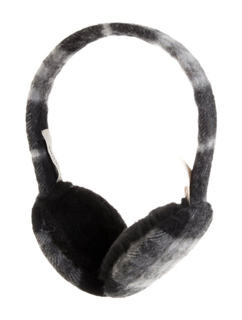 Burberry London Pattern Print Cashmere Winter Earmuffs