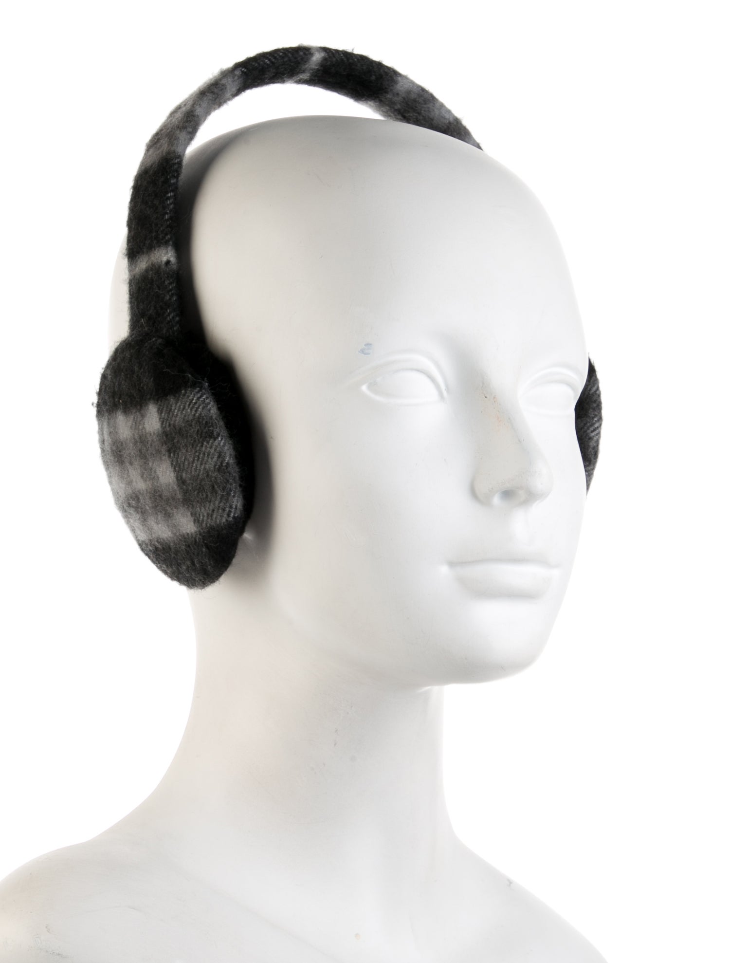 Burberry London Pattern Print Cashmere Winter Earmuffs