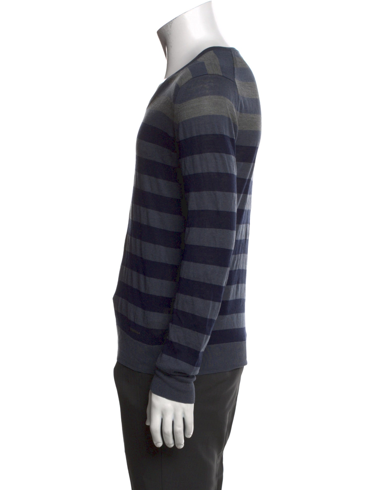 Burberry London Exploded Check Pattern Silk Pullover