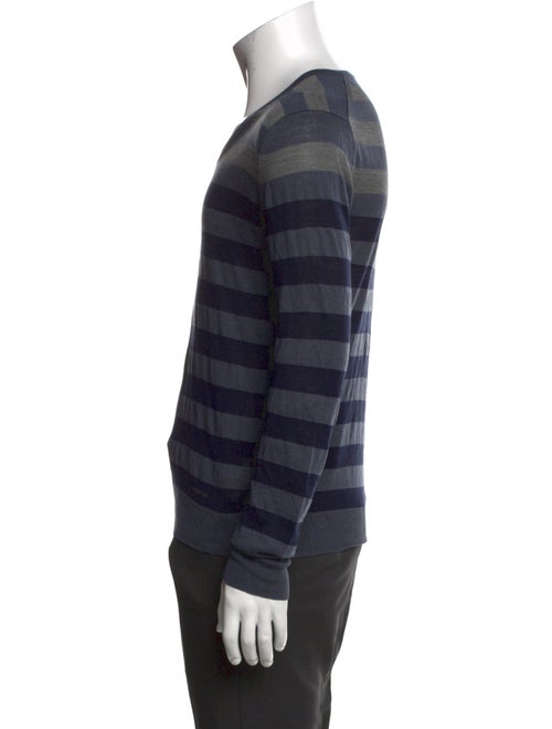 Burberry London Exploded Check Pattern Silk Pullover