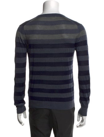 Burberry London Exploded Check Pattern Silk Pullover