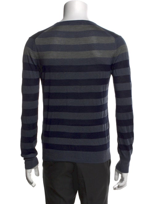 Burberry London Exploded Check Pattern Silk Pullover