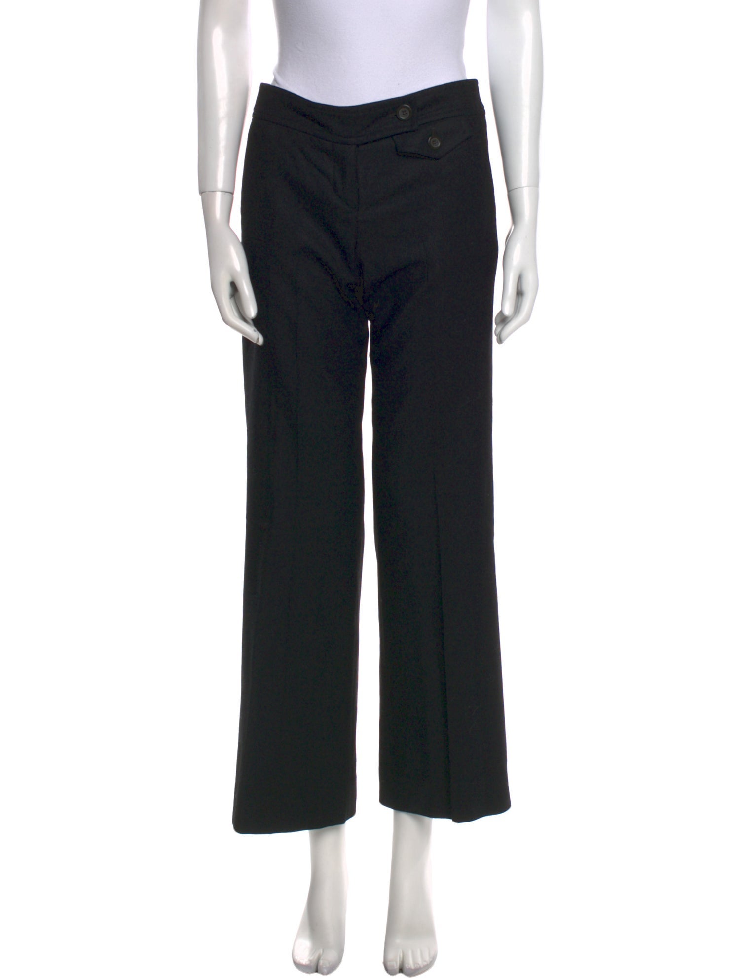 Burberry London Wool Wide Leg Pants