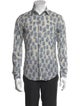 Burberry London Polka Dot Print Long Sleeve Shirt