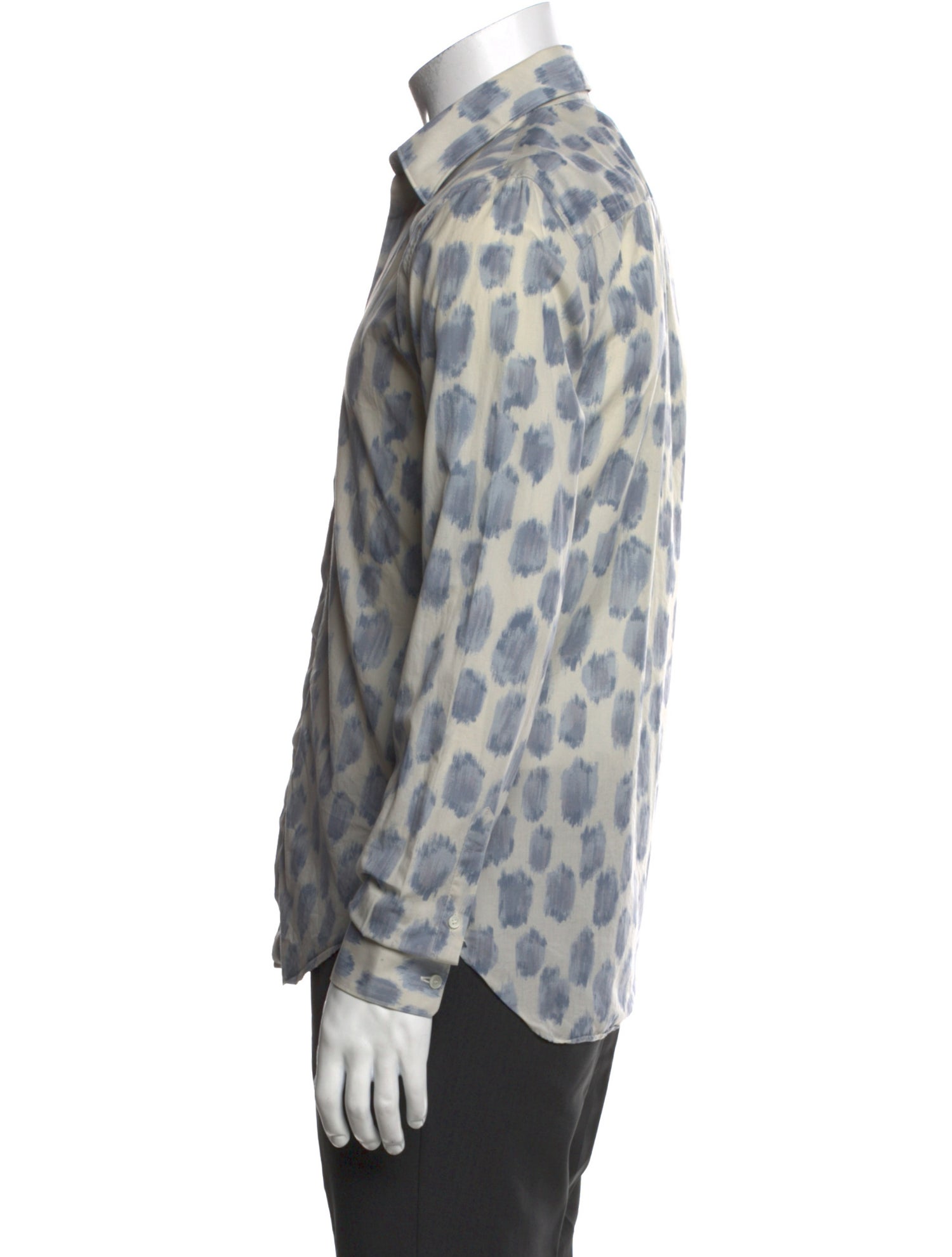 Burberry London Polka Dot Print Long Sleeve Shirt