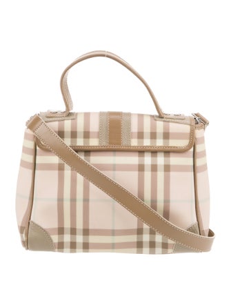 Burberry London House Check Top Handle Bag