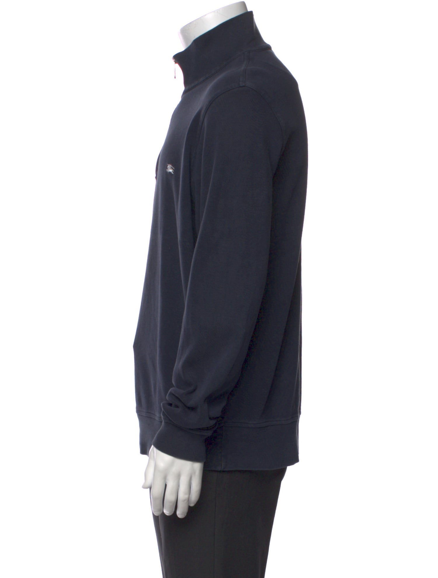 Burberry London Vintage Nova Check Pattern Polo Sweater