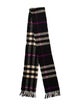 Burberry London Cashmere Plaid Print Scarf