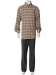Burberry London Plaid Print Long Sleeve Shirt