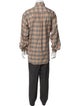 Burberry London Plaid Print Long Sleeve Shirt