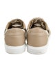 Burberry London Leather Printed Sneakers