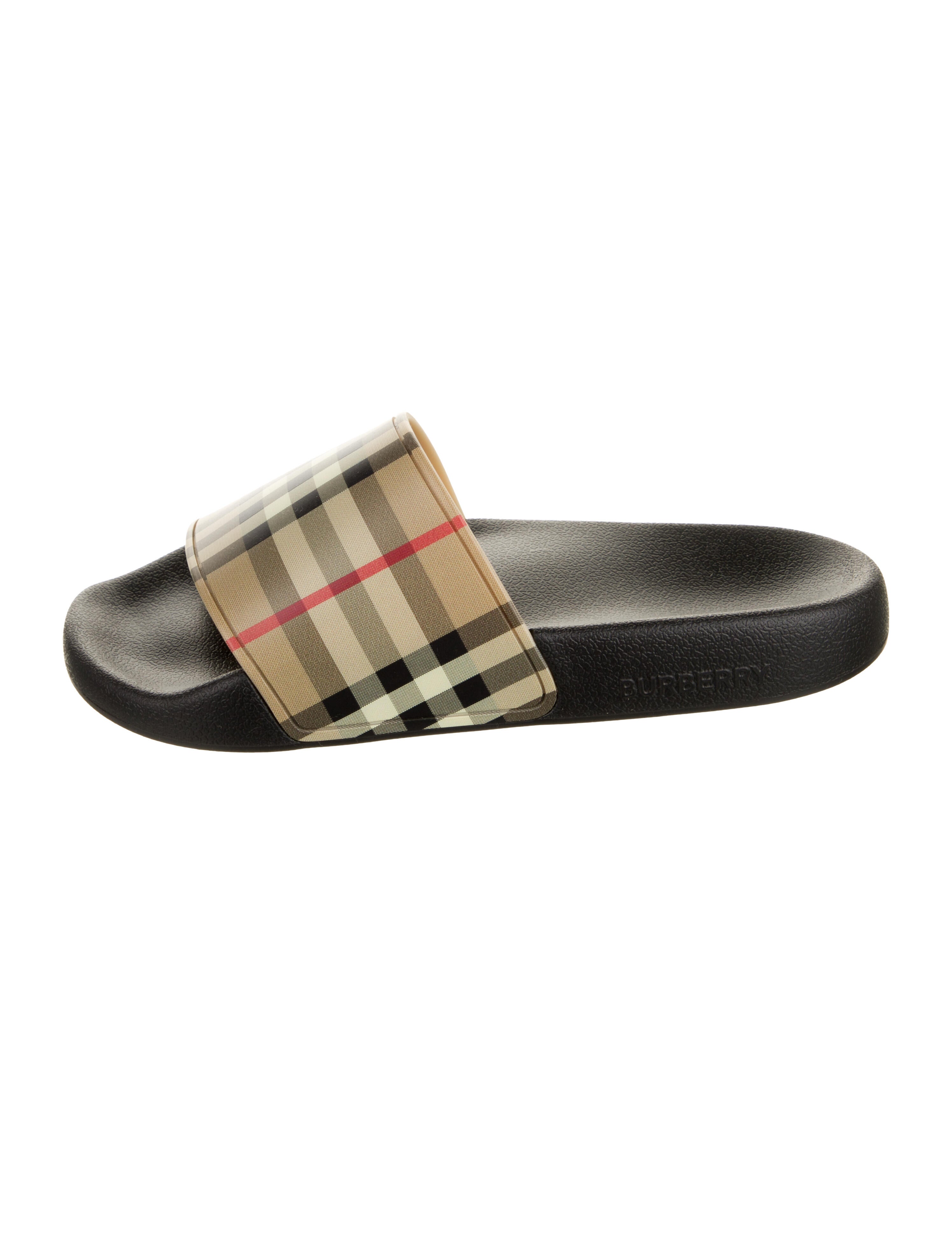 Burberry London Rubber Printed Slides