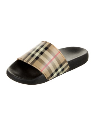 Burberry London Rubber Printed Slides