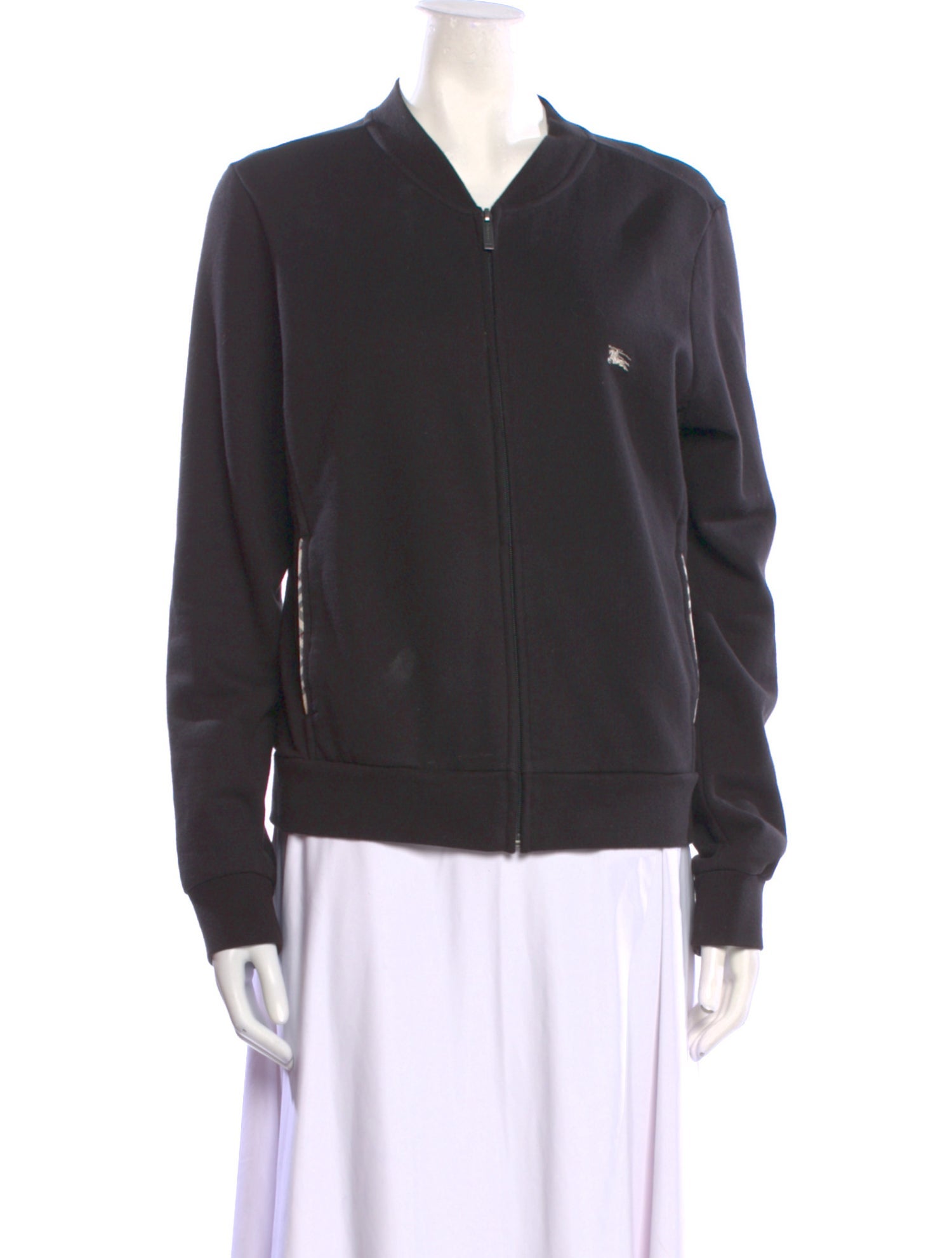 Burberry London V-Neck Long Sleeve Sweatshirt