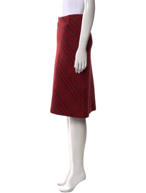 Burberry London Wool Knee-Length Skirt