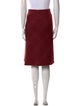 Burberry London Wool Knee-Length Skirt