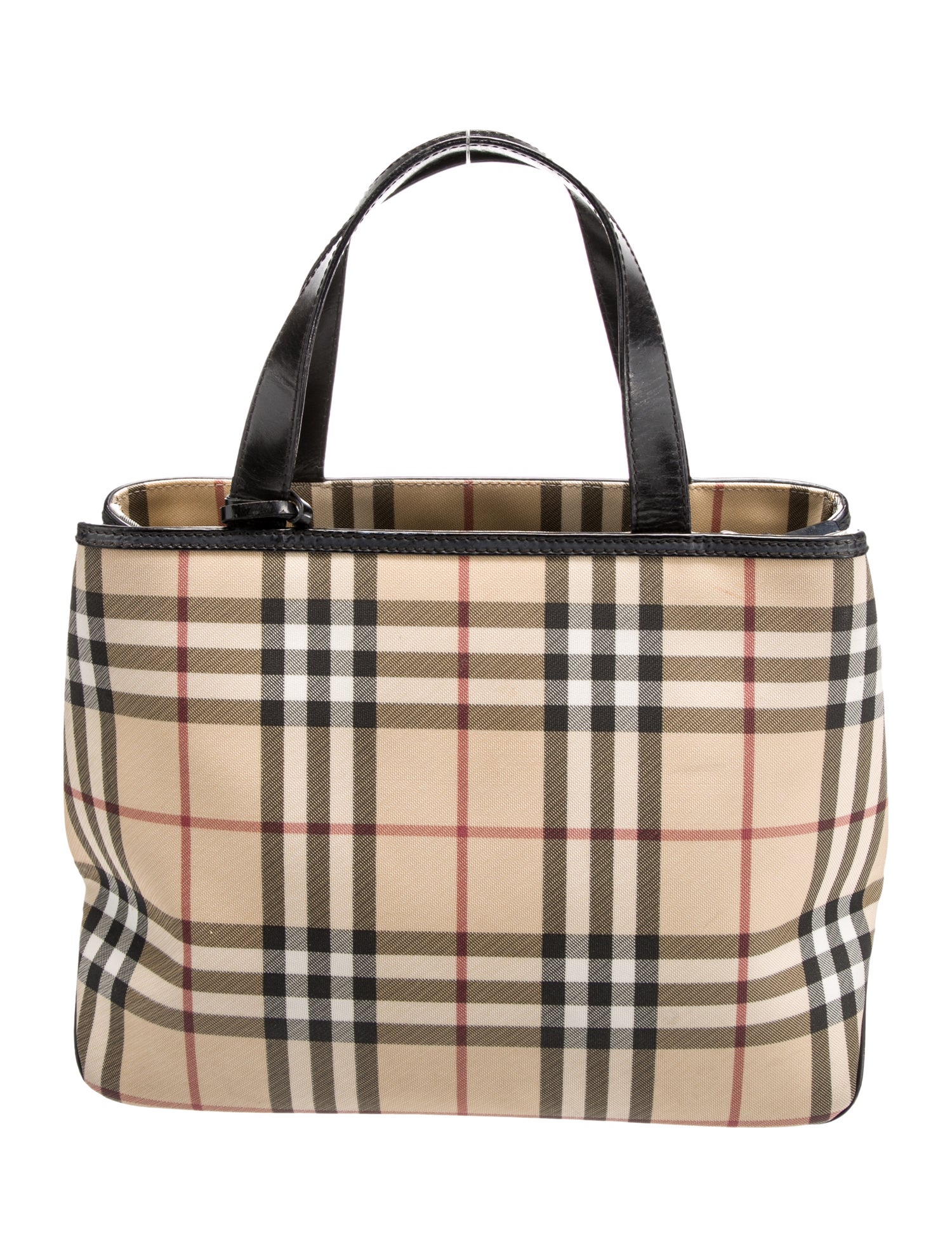 Burberry London Nova Check Top Handle Bag