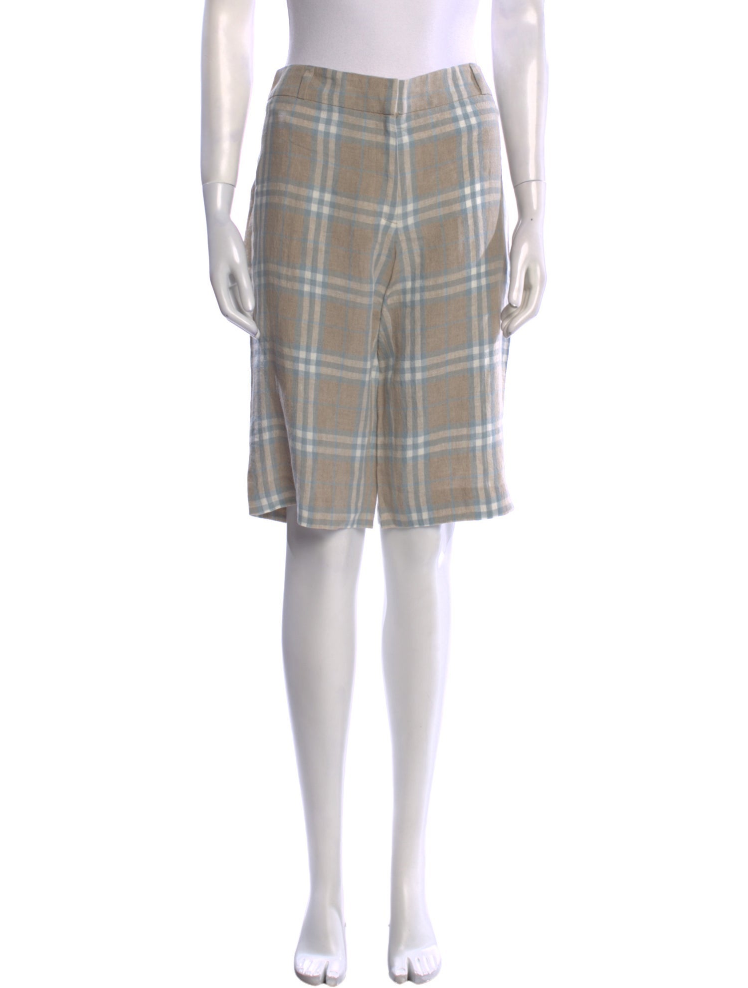 Burberry London Linen Knee-Length Shorts w/ Tags