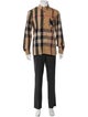 Burberry Exploded Check Pattern Long Sleeve Shirt