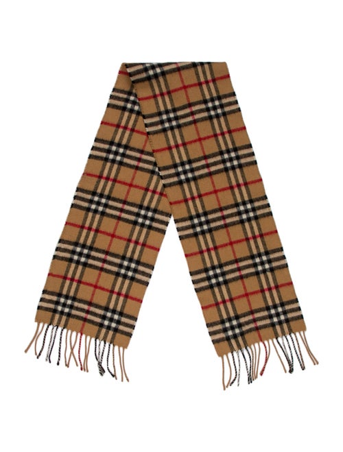 Burberry London Cashmere House Check Pattern Scarf
