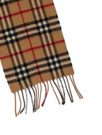 Burberry London Cashmere House Check Pattern Scarf