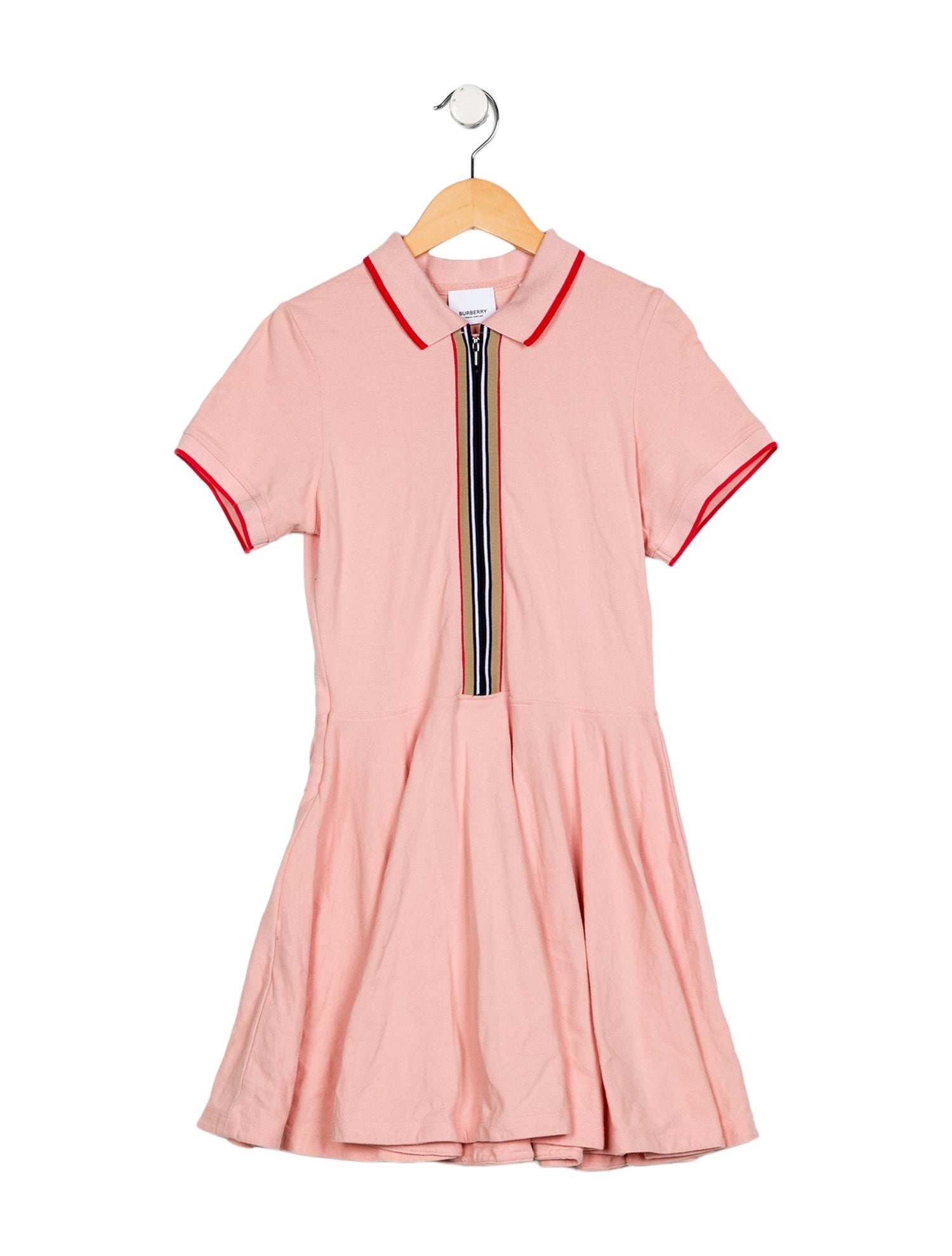 Burberry Girls' Short Sleeve Polo Dress