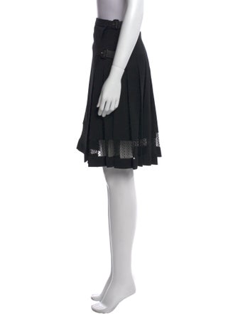 Burberry London Wool Knee-Length Skirt