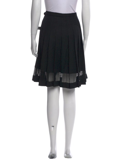 Burberry London Wool Knee-Length Skirt