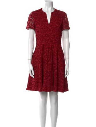 Burberry London Lace Knee-Length Dress