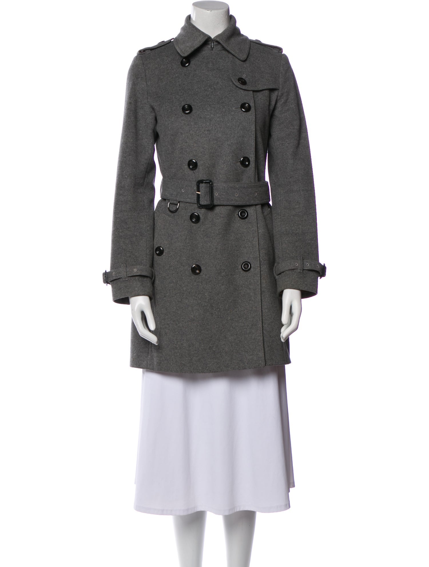 Burberry London Wool Trench Coat