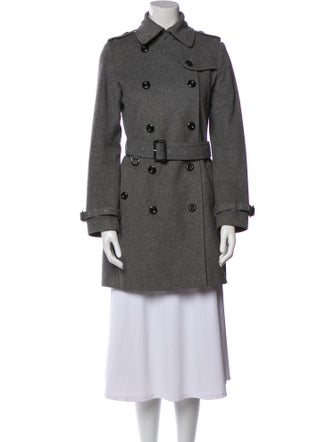 Burberry London Wool Trench Coat