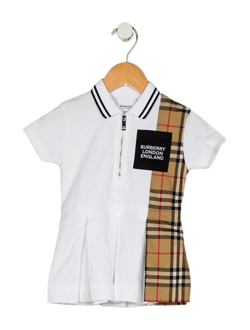 Burberry London Girls' Nova Check Pleated Dress