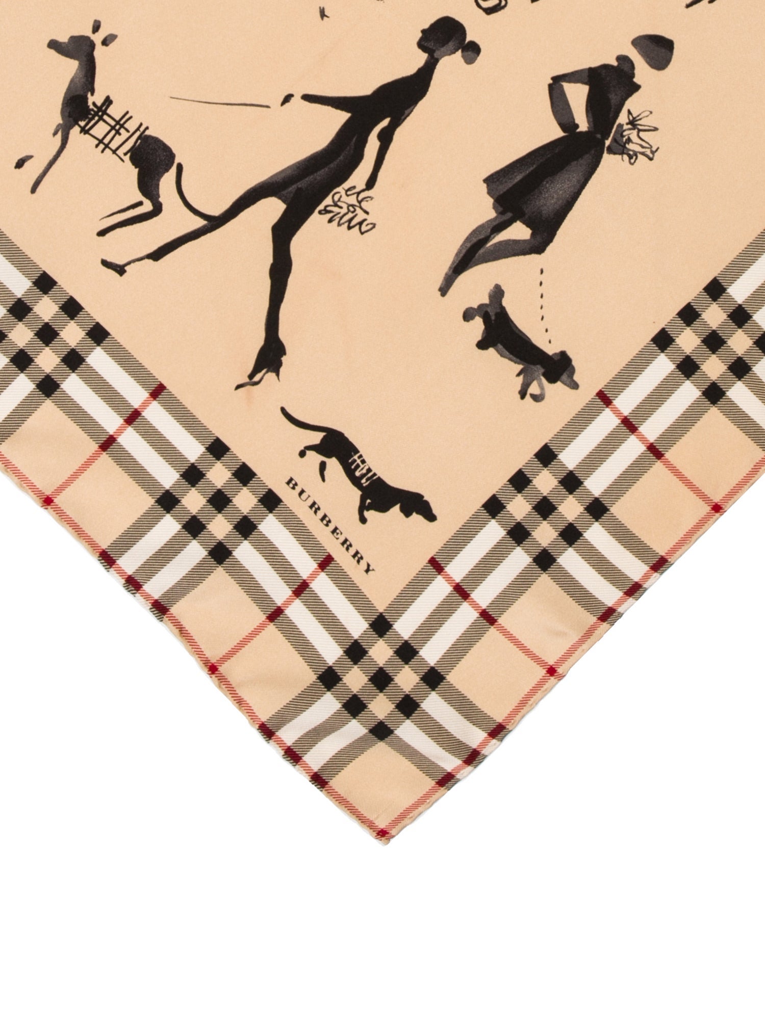 Burberry London Silk Printed Scarf