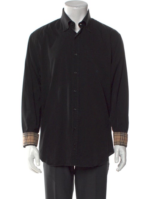 Burberry London House Check Pattern Long Sleeve Shirt