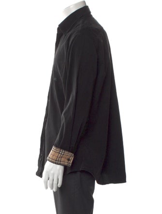 Burberry London House Check Pattern Long Sleeve Shirt