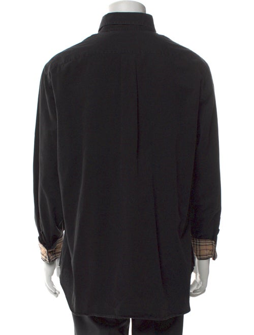 Burberry London House Check Pattern Long Sleeve Shirt