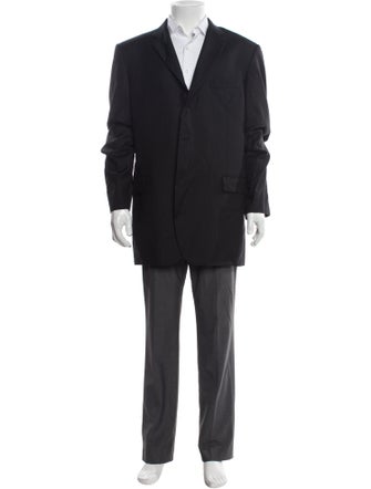 Burberry London Wool Pinstripe Blazer