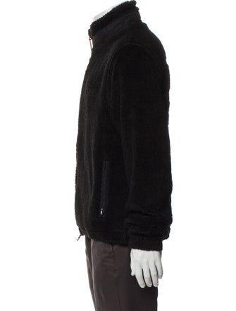 Burberry London Nova Check Pattern Mock Neck Sweatshirt