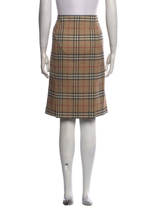Burberry London Wool Knee-Length Skirt