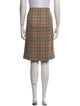 Burberry London Wool Knee-Length Skirt
