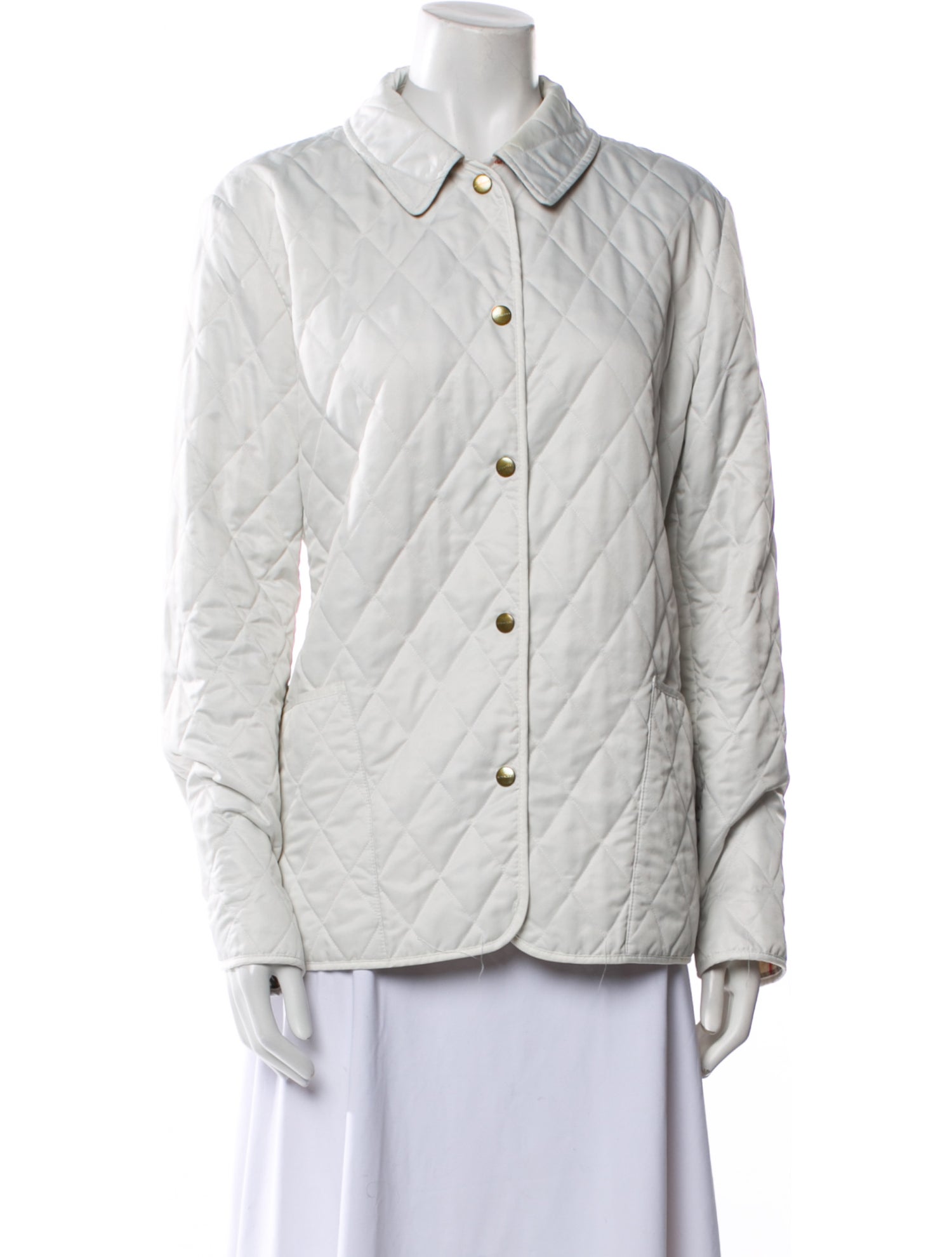 Burberry London Striped Utility Jacket