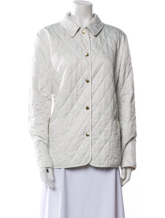 Burberry London Striped Utility Jacket