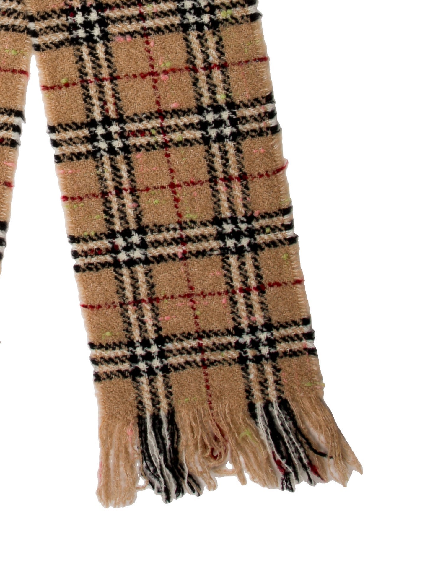 Burberry London Merino Wool Striped Scarf