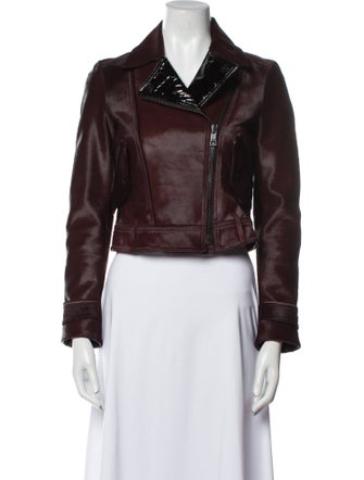 Burberry London Calf Hair Fur Jacket