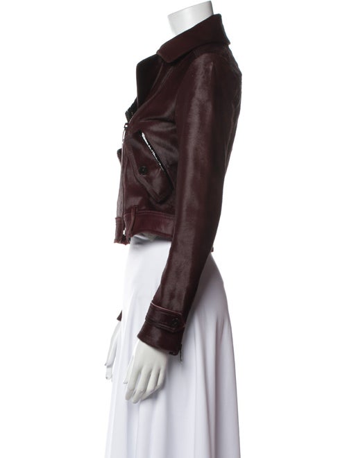 Burberry London Calf Hair Fur Jacket