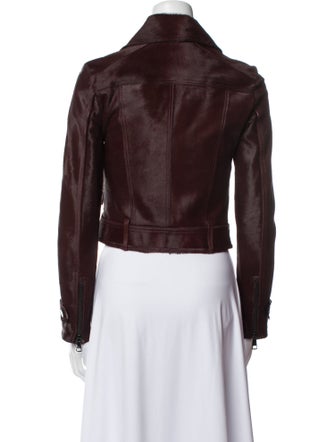 Burberry London Calf Hair Fur Jacket