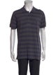 Burberry London Striped Collar Polo Shirt