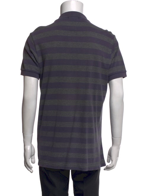 Burberry London Striped Collar Polo Shirt