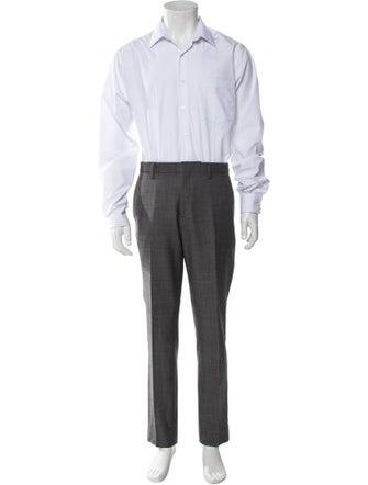 Burberry London Nova Check Pattern Virgin Wool Two-Piece Suit