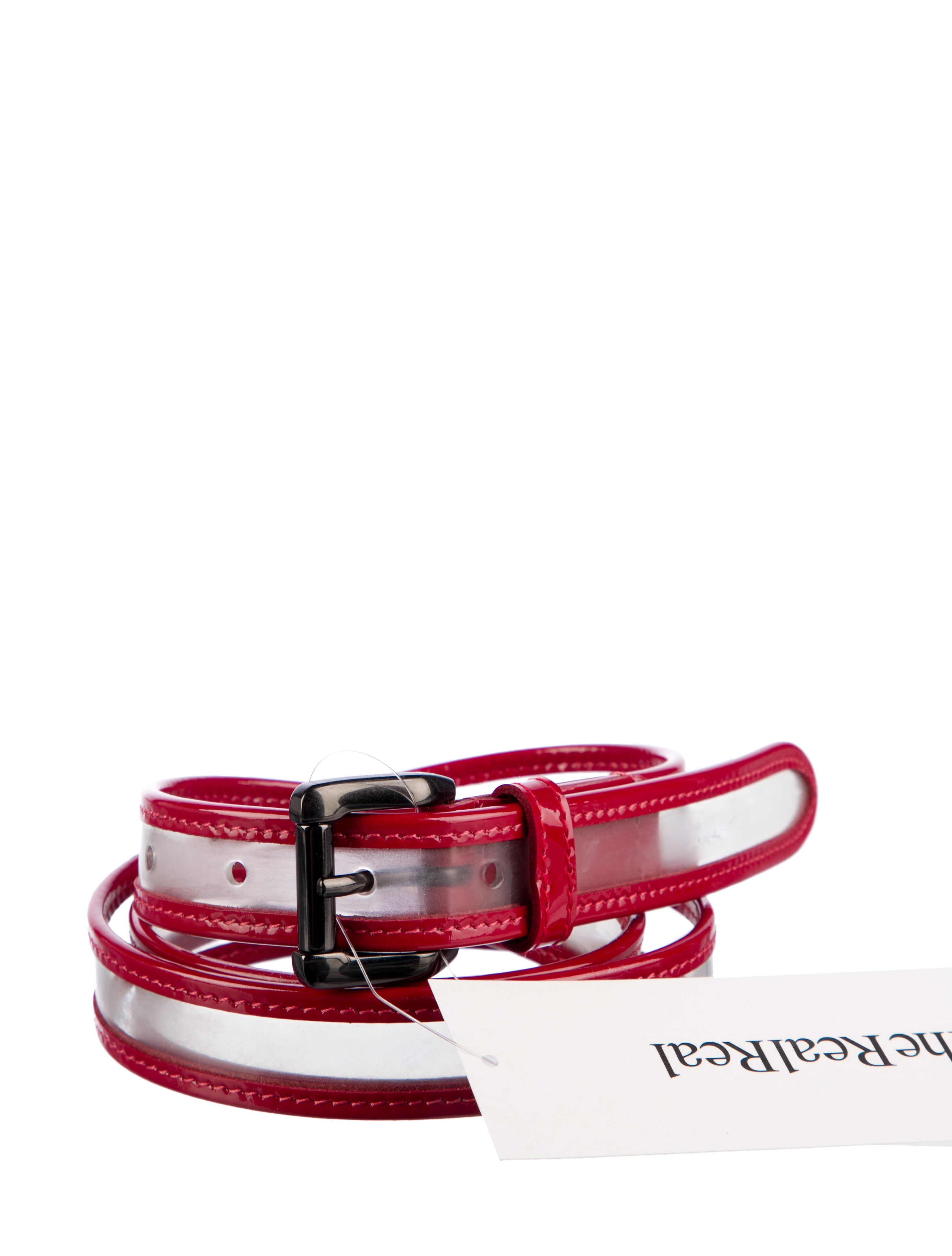 Burberry London Skinny PVC Belt